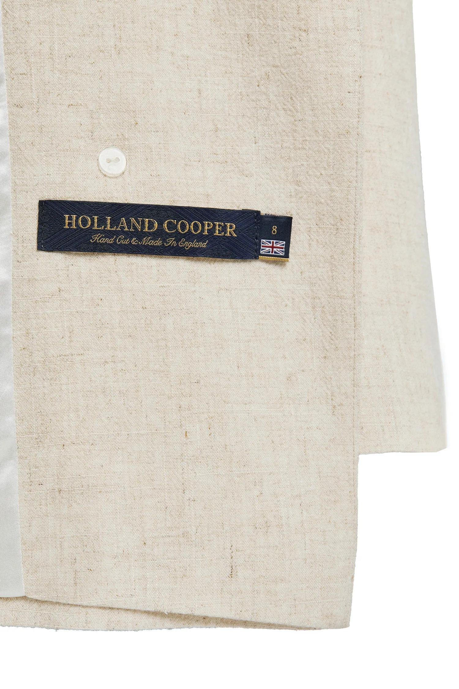 Hot Double Breasted Blazer (Natural Linen) Women Blazers|Tailoring