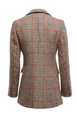 Outlet Double Breasted Blazer (Orange Windsor) Women Blazers|Tailoring