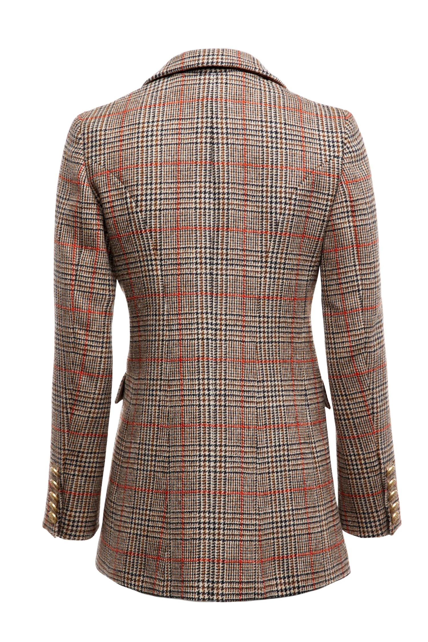 Outlet Double Breasted Blazer (Orange Windsor) Women Blazers|Tailoring