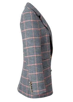 Fashion Double Breasted Blazer (Oyster Catcher) Women Blazers|Tailoring