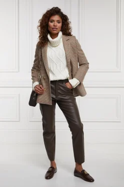 New Dunwick Faux Leather Pant Women Trousers