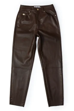 New Dunwick Faux Leather Pant Women Trousers