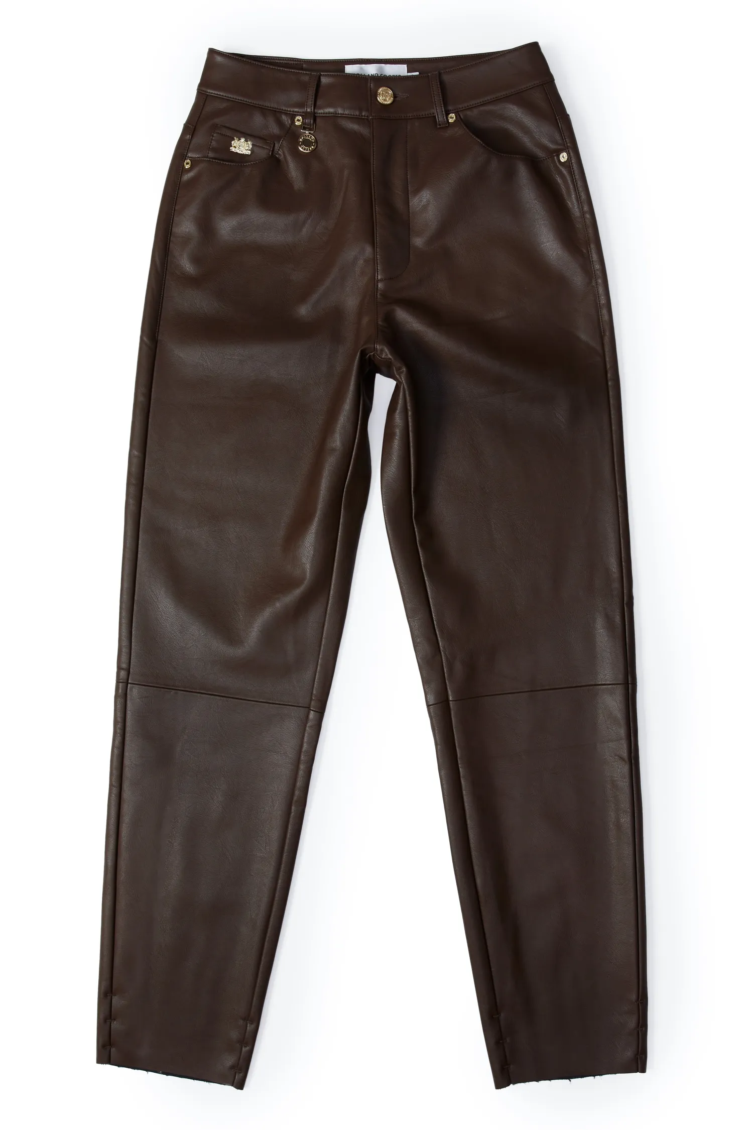 New Dunwick Faux Leather Pant Women Trousers