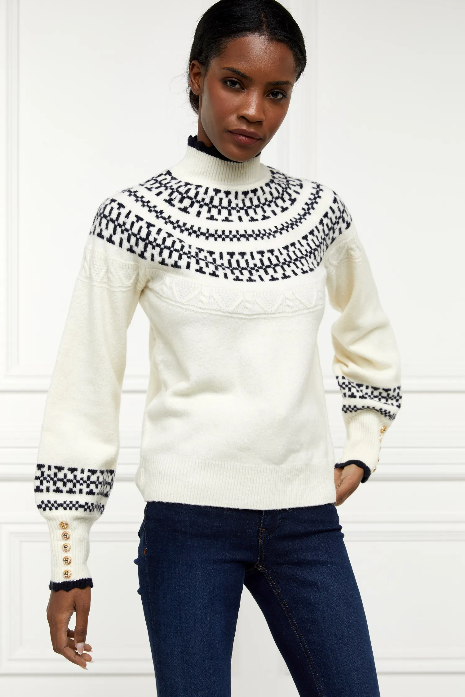 Discount Elodie Roll Neck Knit Women Knitwear