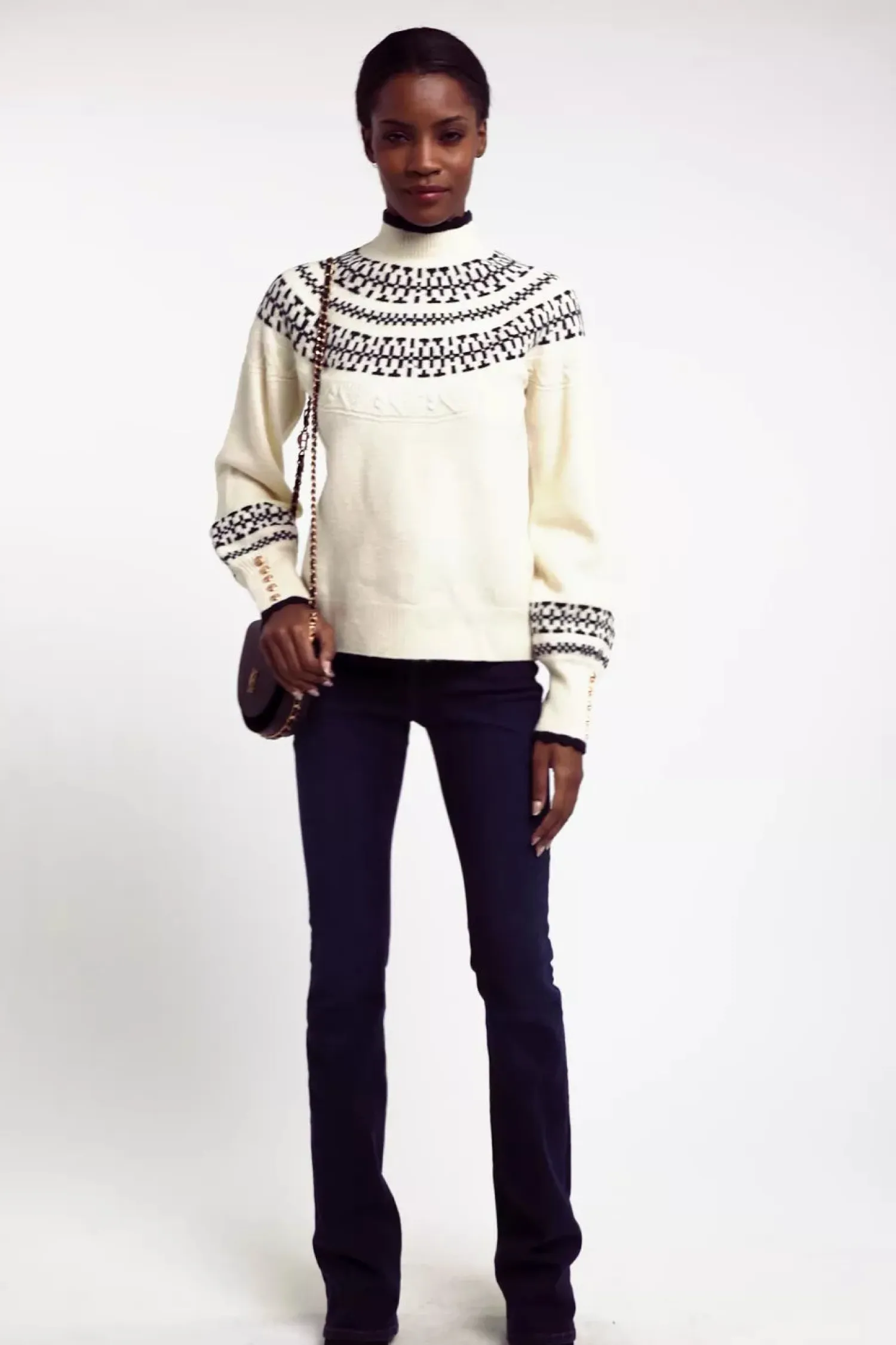 Discount Elodie Roll Neck Knit Women Knitwear