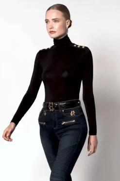 Online Essential Roll Neck Women Tops