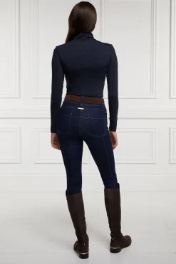 Clearance Essential Roll Neck (Ink Navy) Women Tops