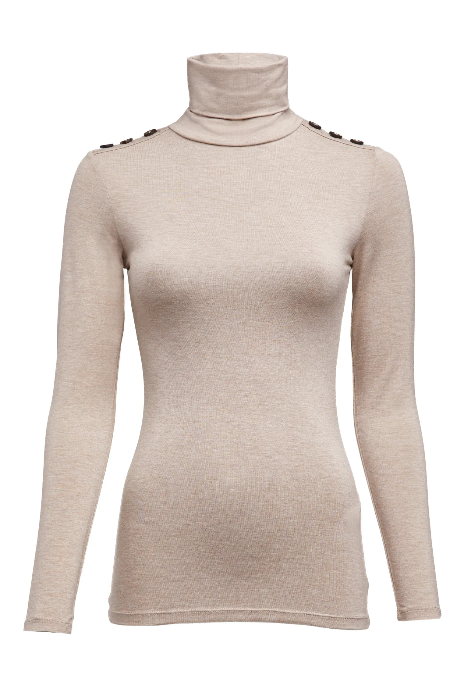 Discount Essential Roll Neck Women Tops
