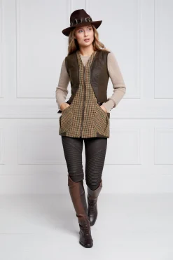 Best Field Vest (Hailes Green Tweed) Women Gilets
