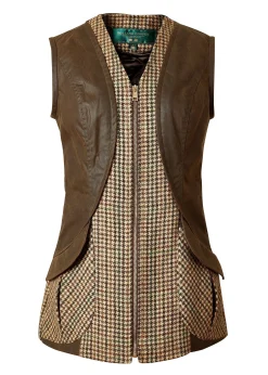Best Field Vest (Hailes Green Tweed) Women Gilets