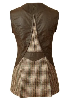 Best Field Vest (Hailes Green Tweed) Women Gilets