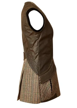 Best Field Vest (Hailes Green Tweed) Women Gilets