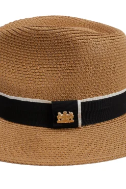 Fashion Francesca Hat (Camel Black) Women Hats & Headbands|Hats & Headbands