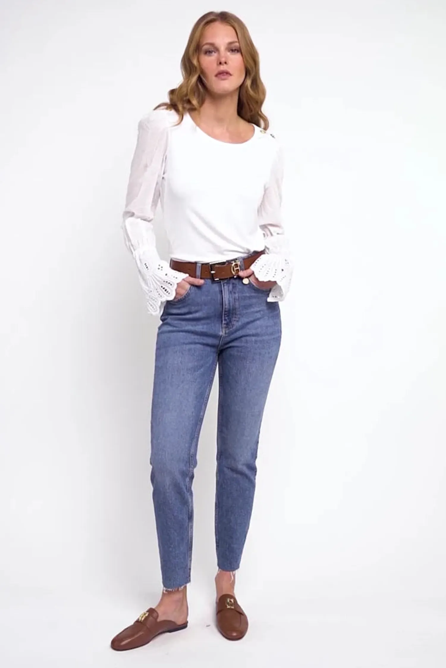 Online Francesca Jersey Blouse Women Shirts & Blouses|Tops