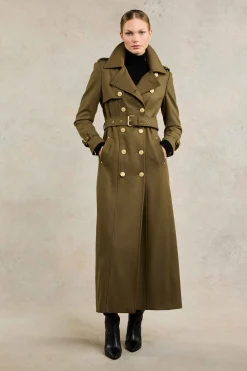 Fashion Full Length Chelsea Trench Coat Women Trench Coats|Coats