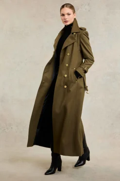 Fashion Full Length Chelsea Trench Coat Women Trench Coats|Coats