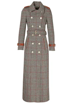 Outlet Full Length Marlborough Trench Coat (Orange Windsor) Women Trench Coats|Coats