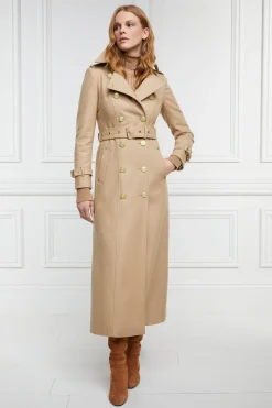 Best Full Length Marlborough Trench Coat Women Coats|Tailoring