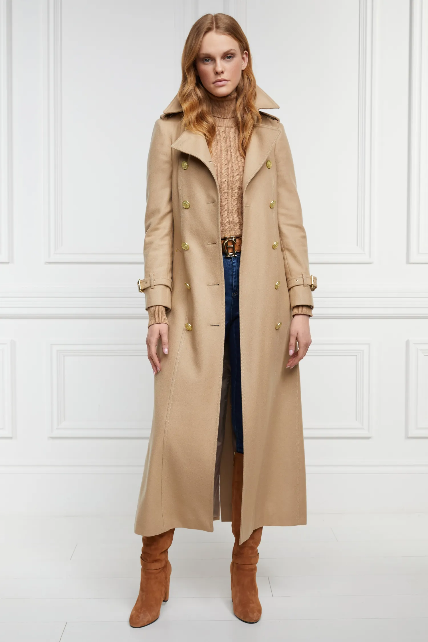Best Full Length Marlborough Trench Coat Women Coats|Tailoring