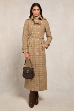 Clearance Full Length Marlborough Trench Coat (Charlton Tweed) Women Trench Coats|Tailoring