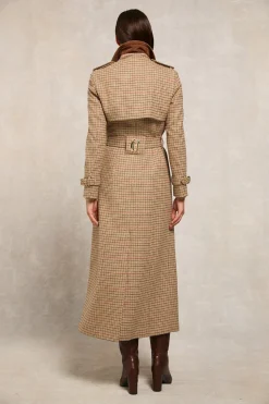 Clearance Full Length Marlborough Trench Coat (Charlton Tweed) Women Trench Coats|Tailoring