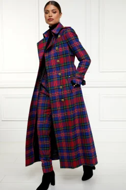 Discount Full Length Marlborough Trench Coat (Macpherson Tartan) Women Trench Coats|Coats