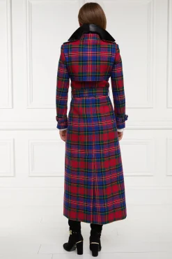Discount Full Length Marlborough Trench Coat (Macpherson Tartan) Women Trench Coats|Coats