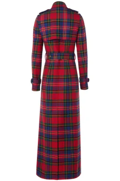 Discount Full Length Marlborough Trench Coat (Macpherson Tartan) Women Trench Coats|Coats