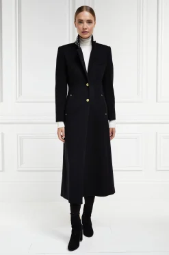 Best Full Length Regency Coat (Soft Black) Women Coats|Tailoring
