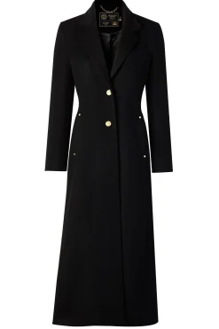 Best Full Length Regency Coat (Soft Black) Women Coats|Tailoring