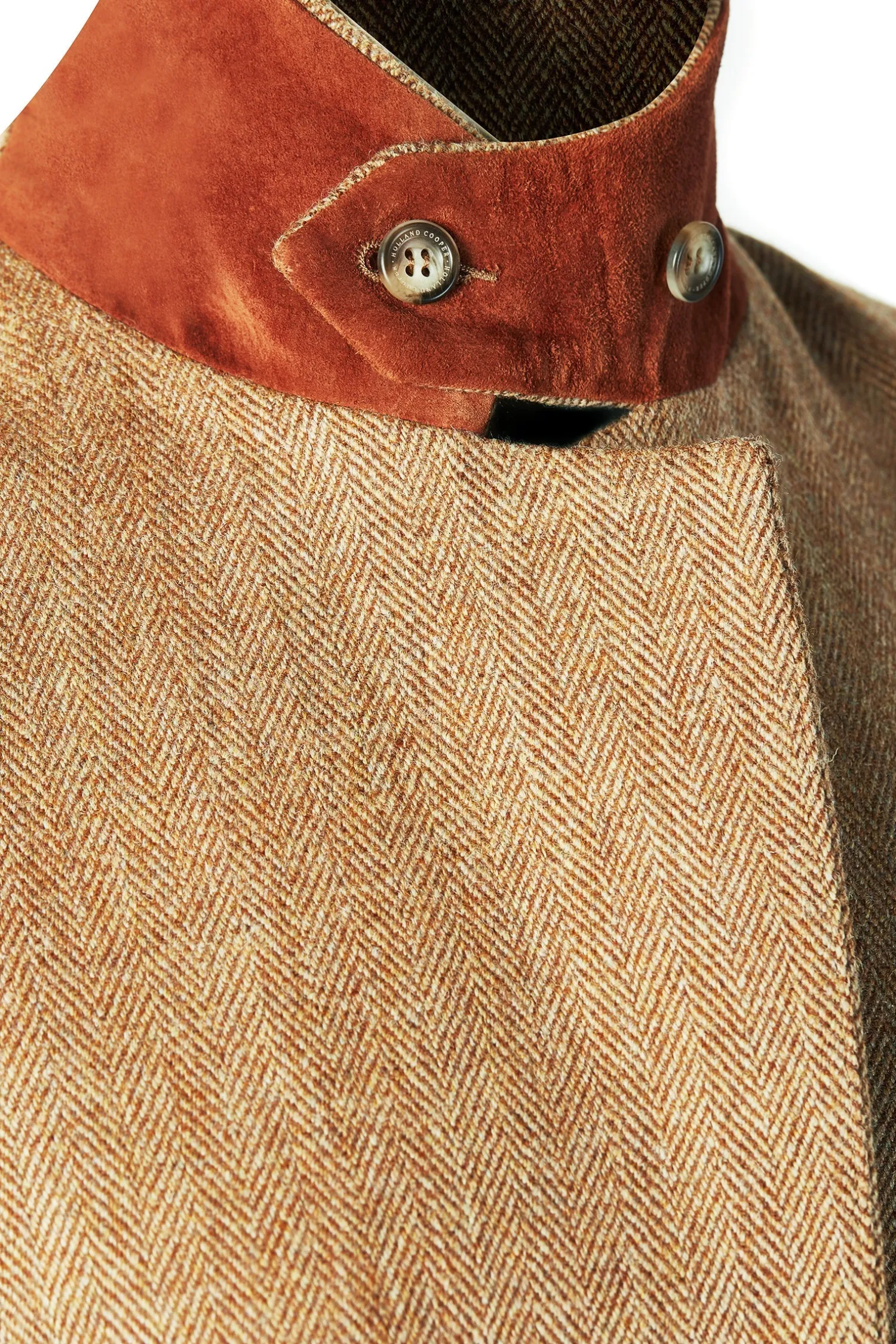 Sale Full Length Regency Coat (Brown Herringbone) Women Coats