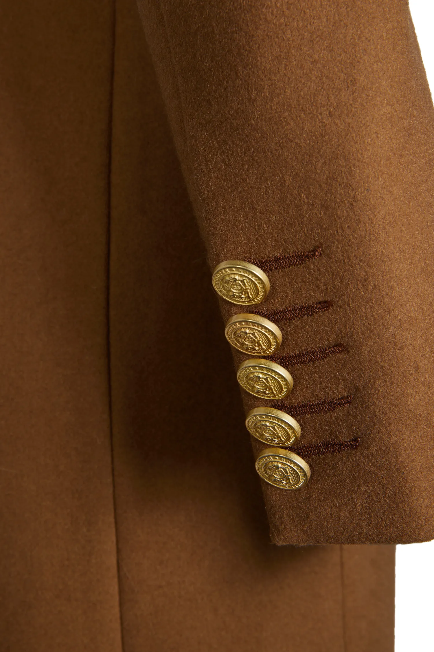 Clearance Full Length Regency Coat (Dark Camel) Women Coats|Tailoring