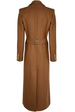 Clearance Full Length Regency Coat (Dark Camel) Women Coats|Tailoring