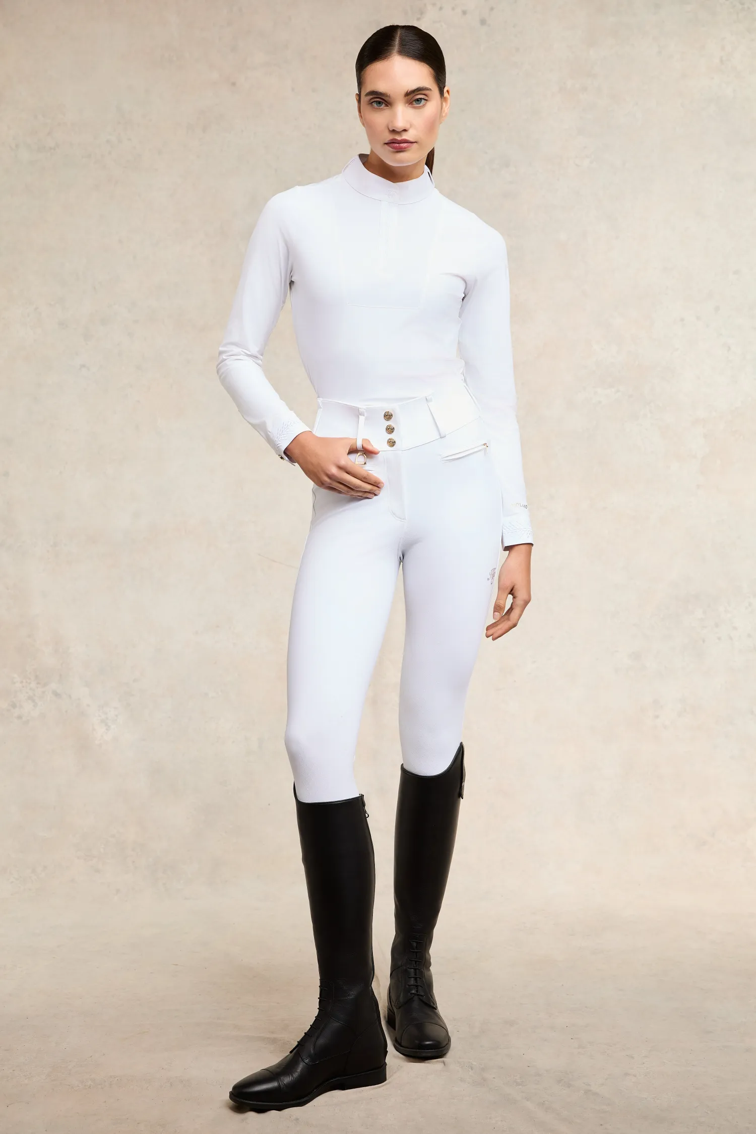 Best Gatcombe Long Sleeve Show Shirt Base Layers