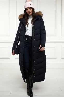 Online Glacier Full Length Puffer (Ink Navy) Women Coats