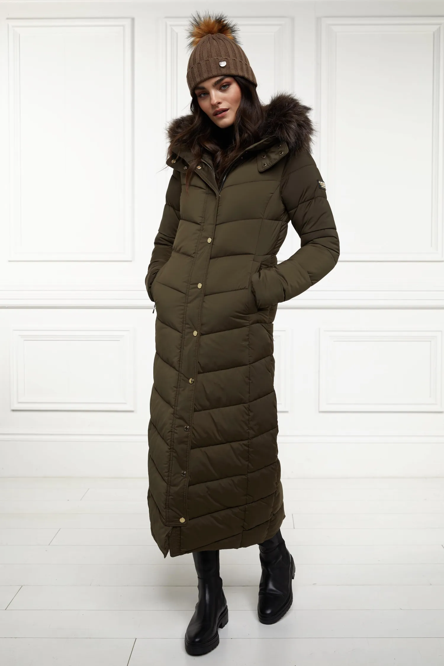 Hot Glacier Full Length Puffer Women Coats