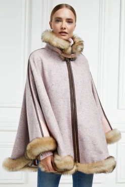 Best Gold Label Chiltern Cape (Anniversary Pink) Women Capes|Tailoring
