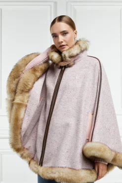 Best Gold Label Chiltern Cape (Anniversary Pink) Women Capes|Tailoring