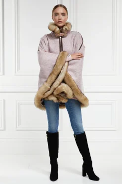 Best Gold Label Chiltern Cape (Anniversary Pink) Women Capes|Tailoring