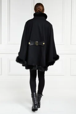 Hot Gold Label Chiltern Cape (Soft Black) Women Capes