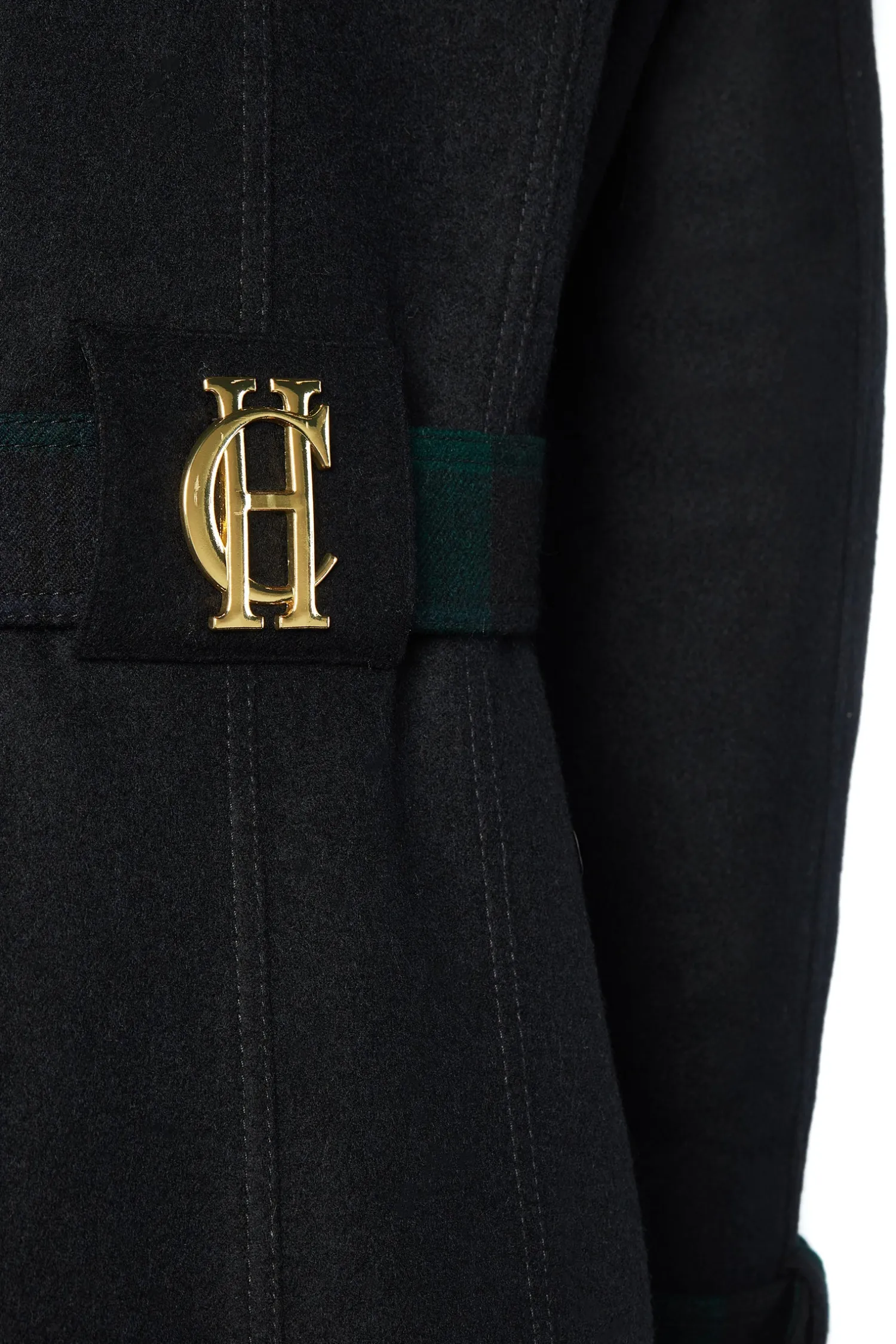 Discount Gold Label Trench (Soft Navy Blackwatch) Women Coats|Tailoring