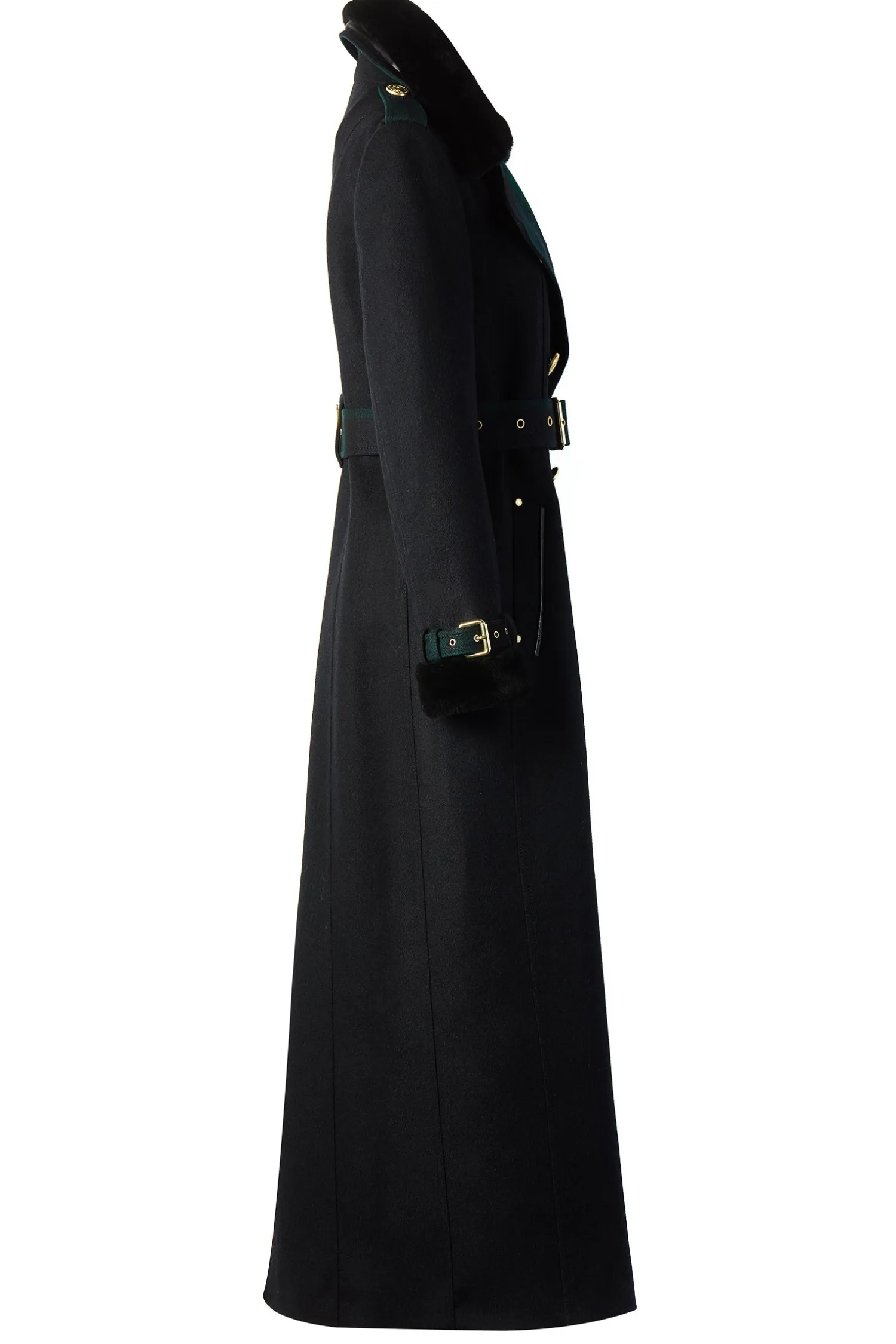 Discount Gold Label Trench (Soft Navy Blackwatch) Women Coats|Tailoring