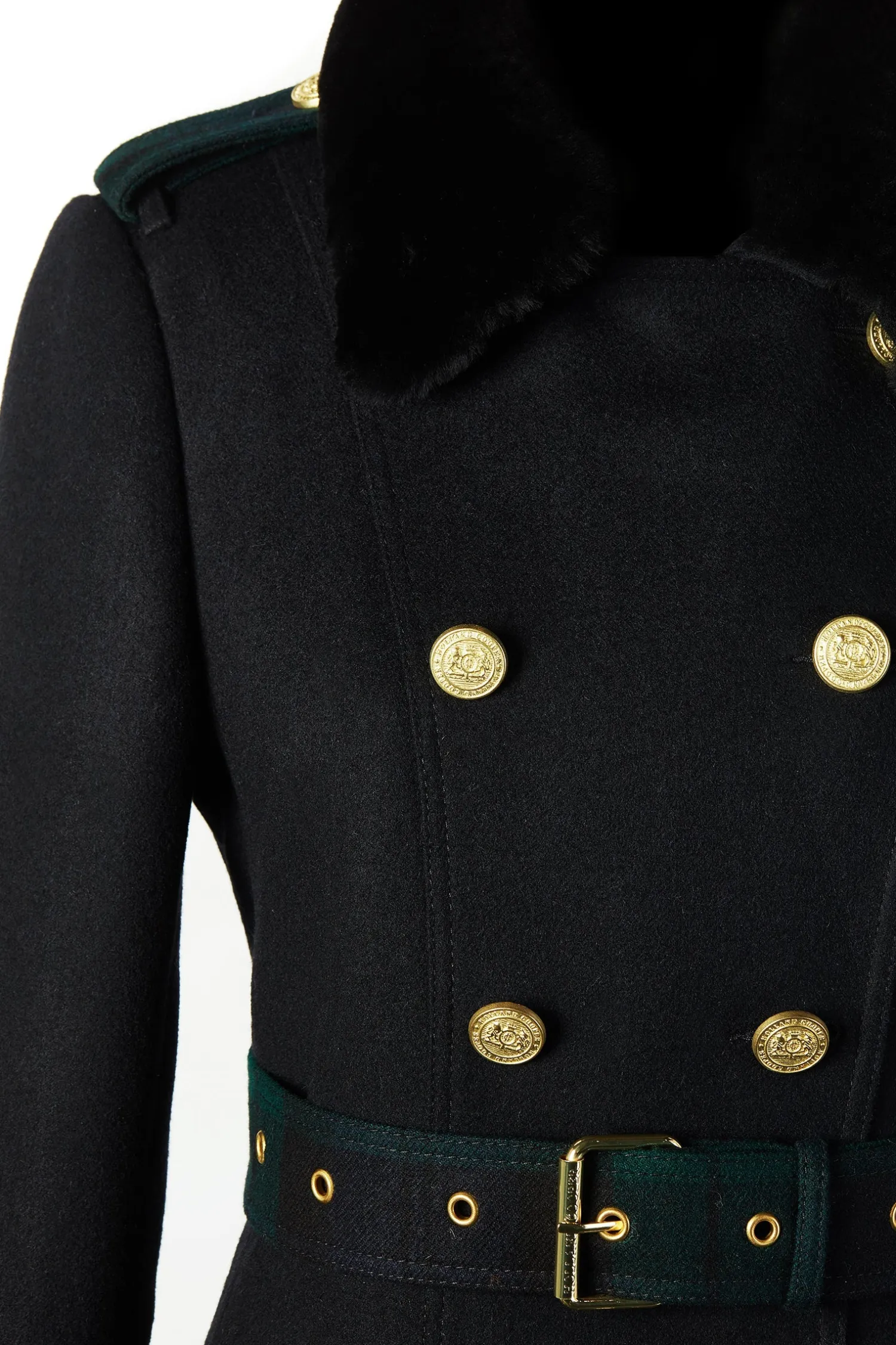 Discount Gold Label Trench (Soft Navy Blackwatch) Women Coats|Tailoring