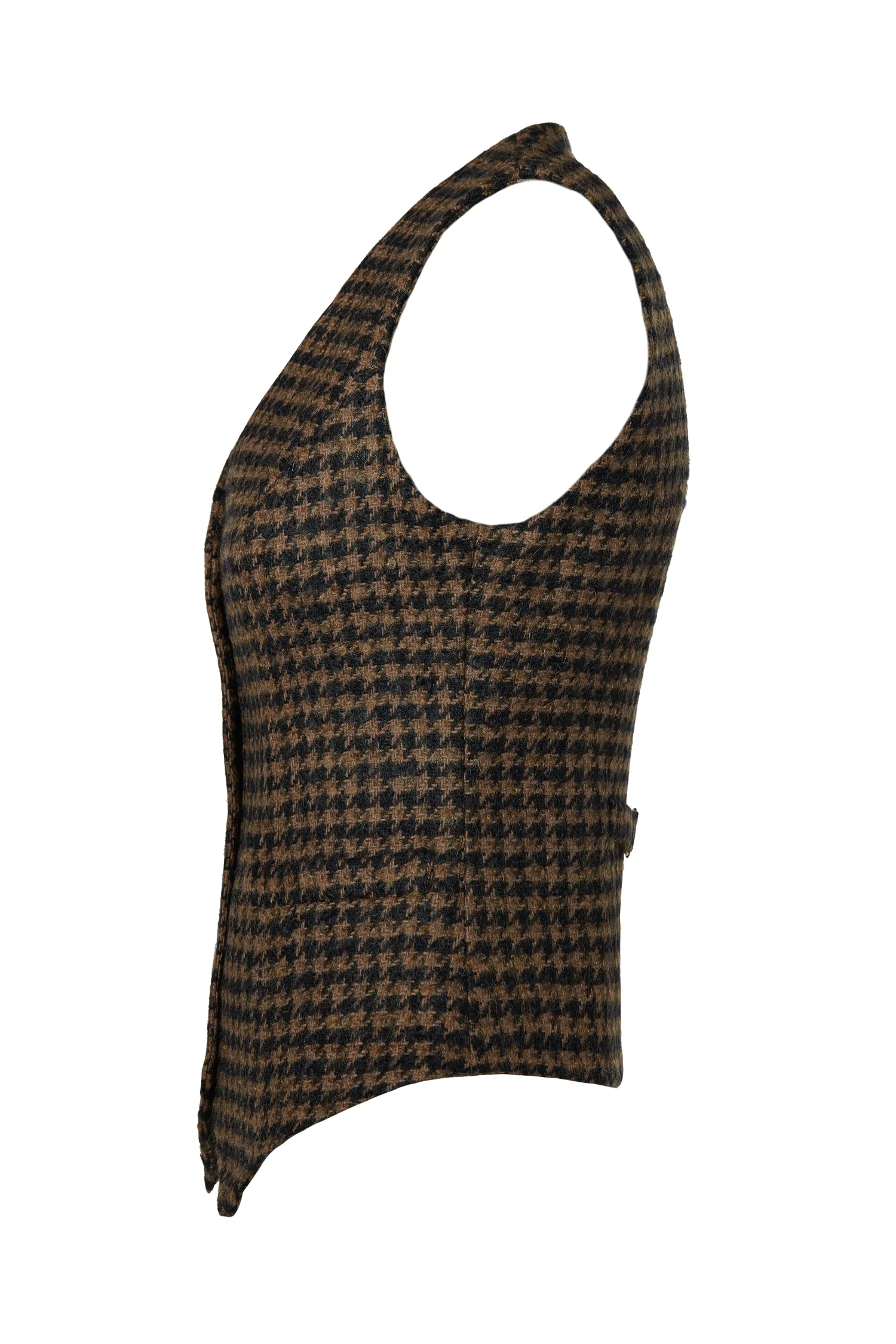 Best Hampton Waistcoat (Chocolate Houndstooth) Women Waistcoats|Tailoring
