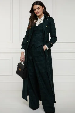 Online Hampton Waistcoat (Emerald Houndstooth) Women Waistcoats|Tailoring