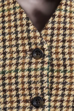 Outlet Hampton Waistcoat (Hailes Green Tweed) Women Waistcoats|Tailoring