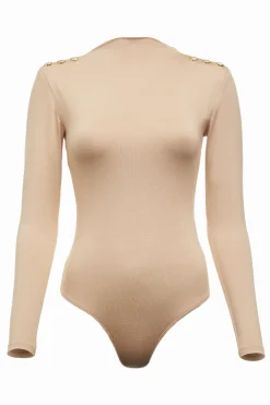 Discount Harper Long Sleeve Bodysuit (Light Camel) Women Bodysuits