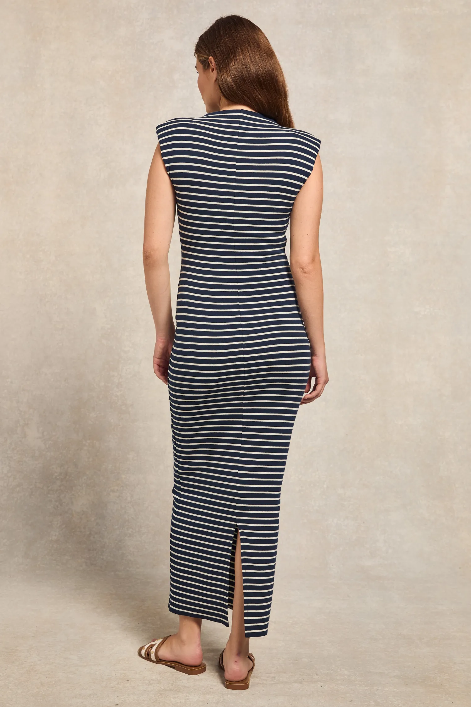 Online Harper Maxi Dress (Ink Navy Natural Stripe) Women Dresses