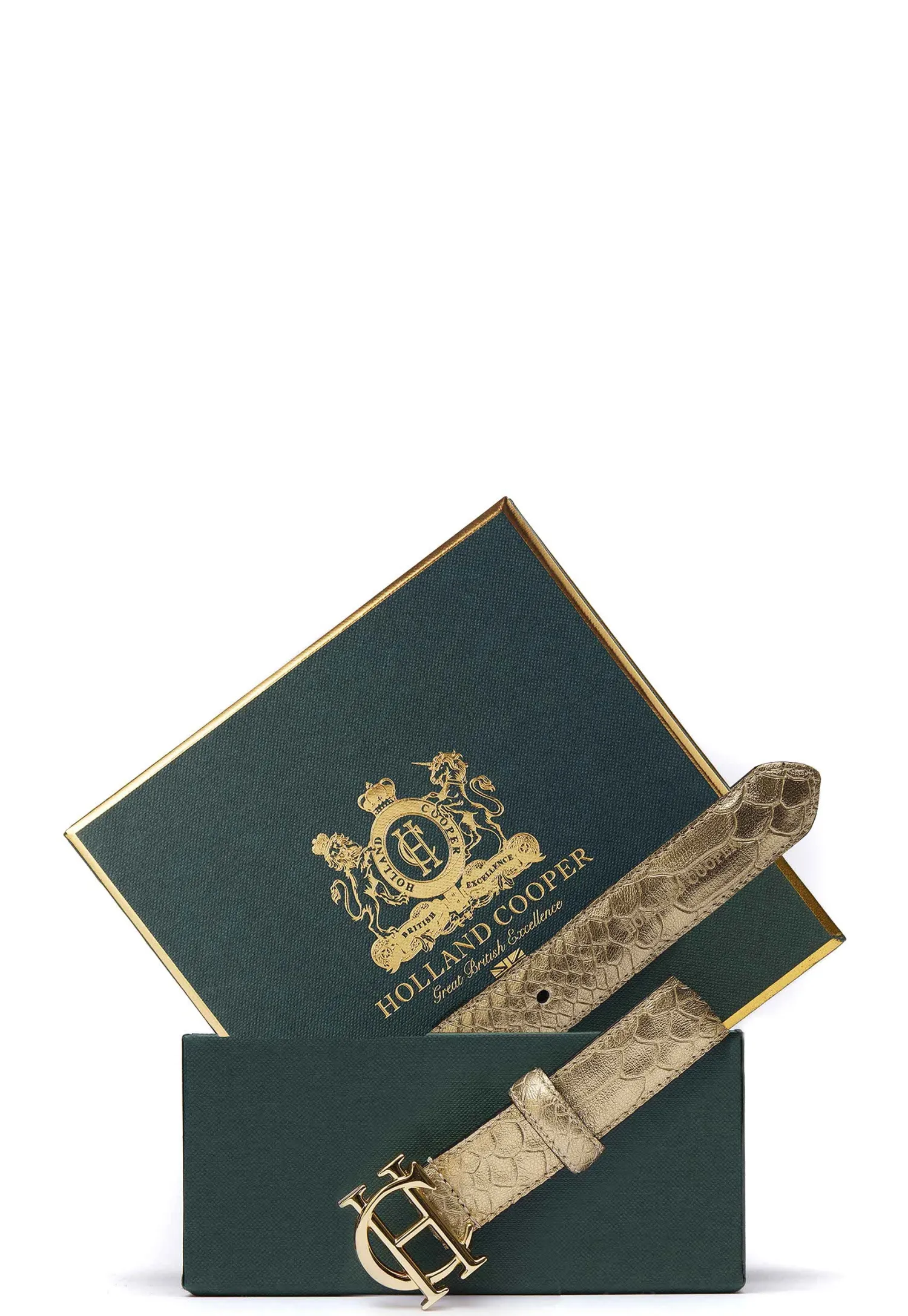 New HC Classic Slim Belt (Champagne Croc) Women Belts|Belts