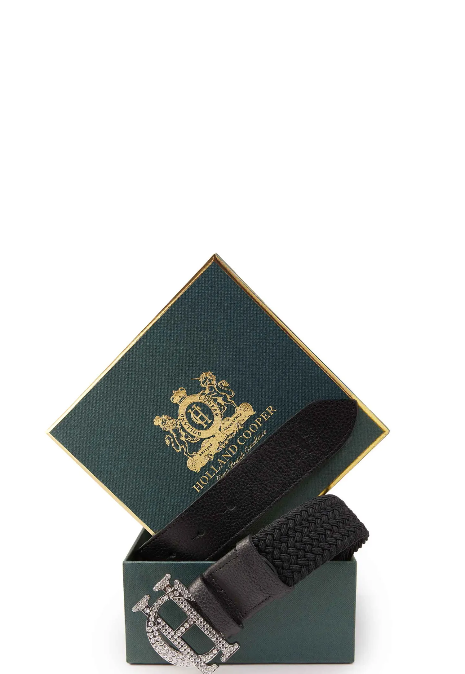 Outlet HC Heritage Belt (Black Crystal) Women Belts|Belts